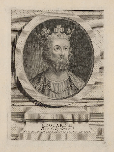 Edward II King of England born 25 of August 1284 Died 25 of January 1327