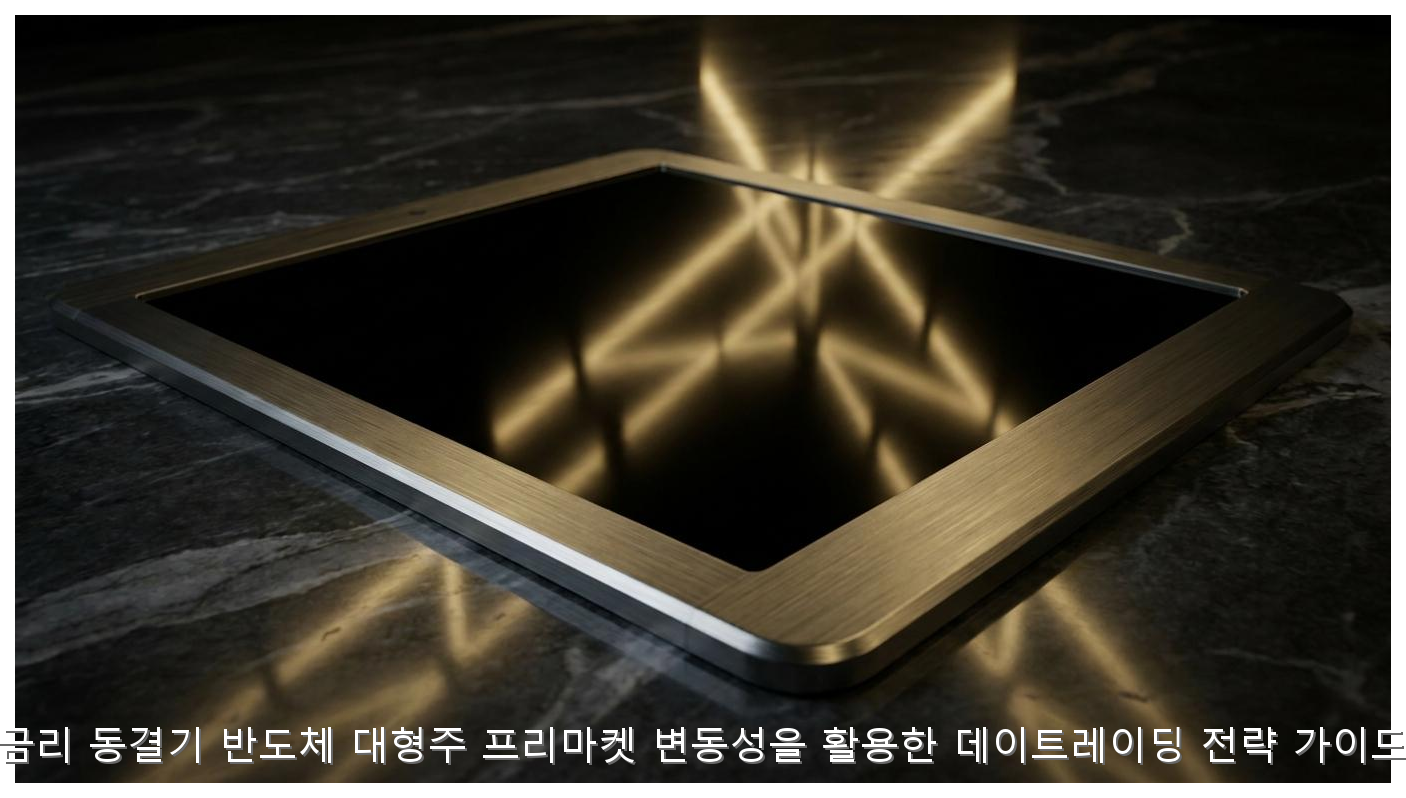금리 동결기 반도체 대형주 프리마켓 변동성을 활용한 데이트레이딩 전략 가이드 핵심 안내 및 분석 인포그래픽 (5)