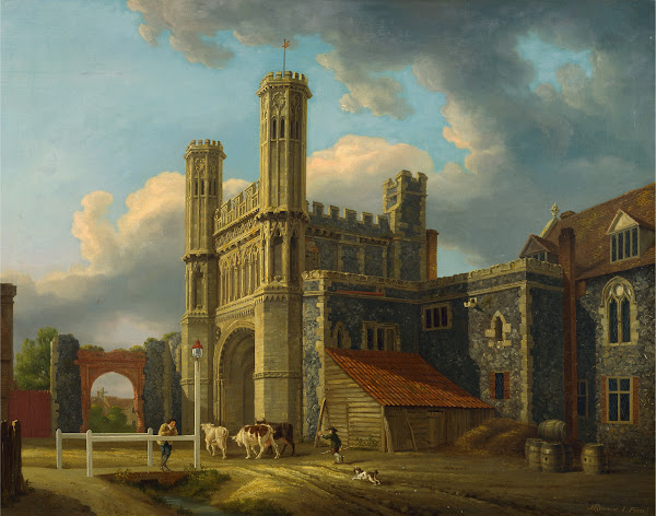 St Augustines Gate Canterbury ca 1778