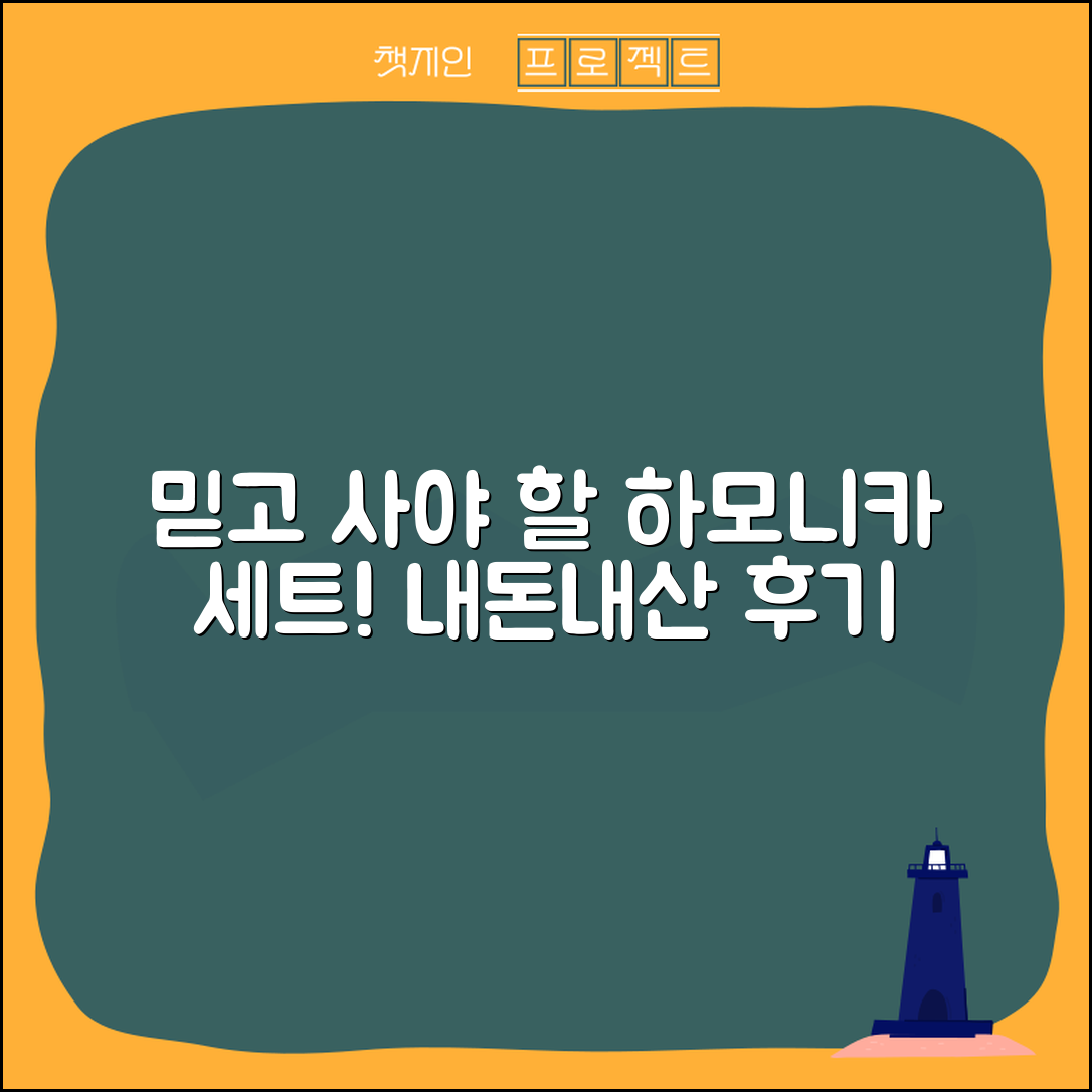 믿을 수 없는 하모니카세트 내돈내산 후기!