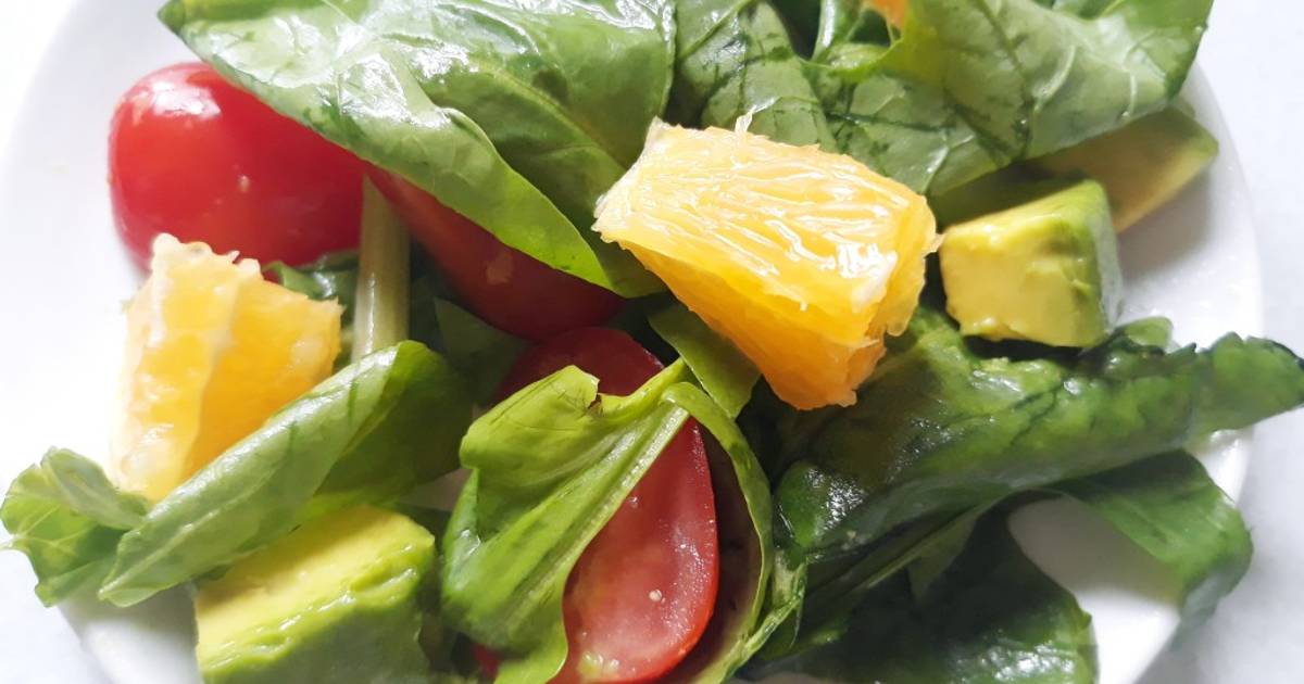 Salad rau bina trái cây
