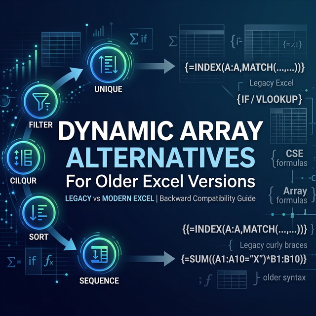 Thay Thế Dynamic Array Cho Excel Cũ