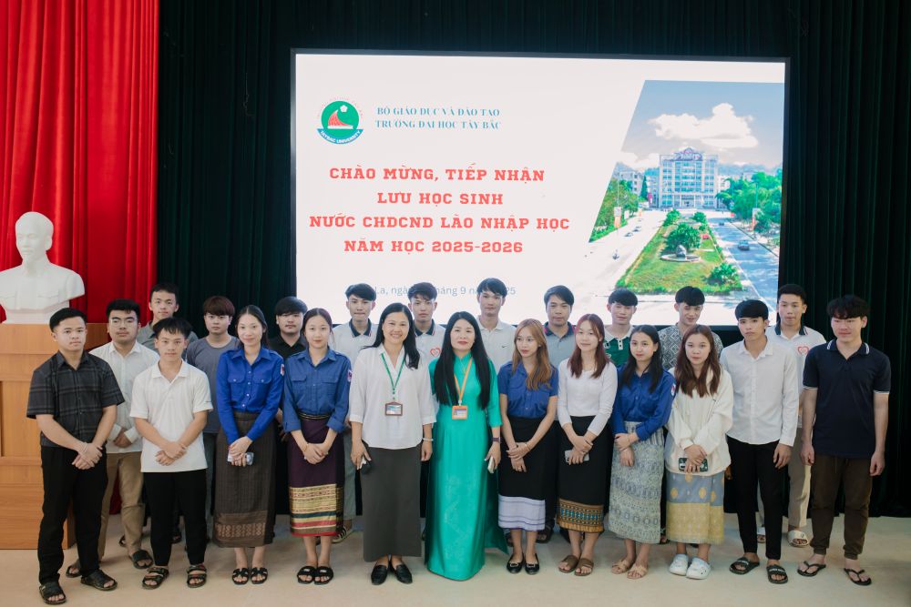 Trường Đại học Tây Bắc tiếp nhận Lưu học sinh Lào nhập học đợt 1 năm học 2025-2026