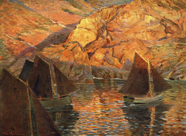 Abendsonne Bretagne 1898