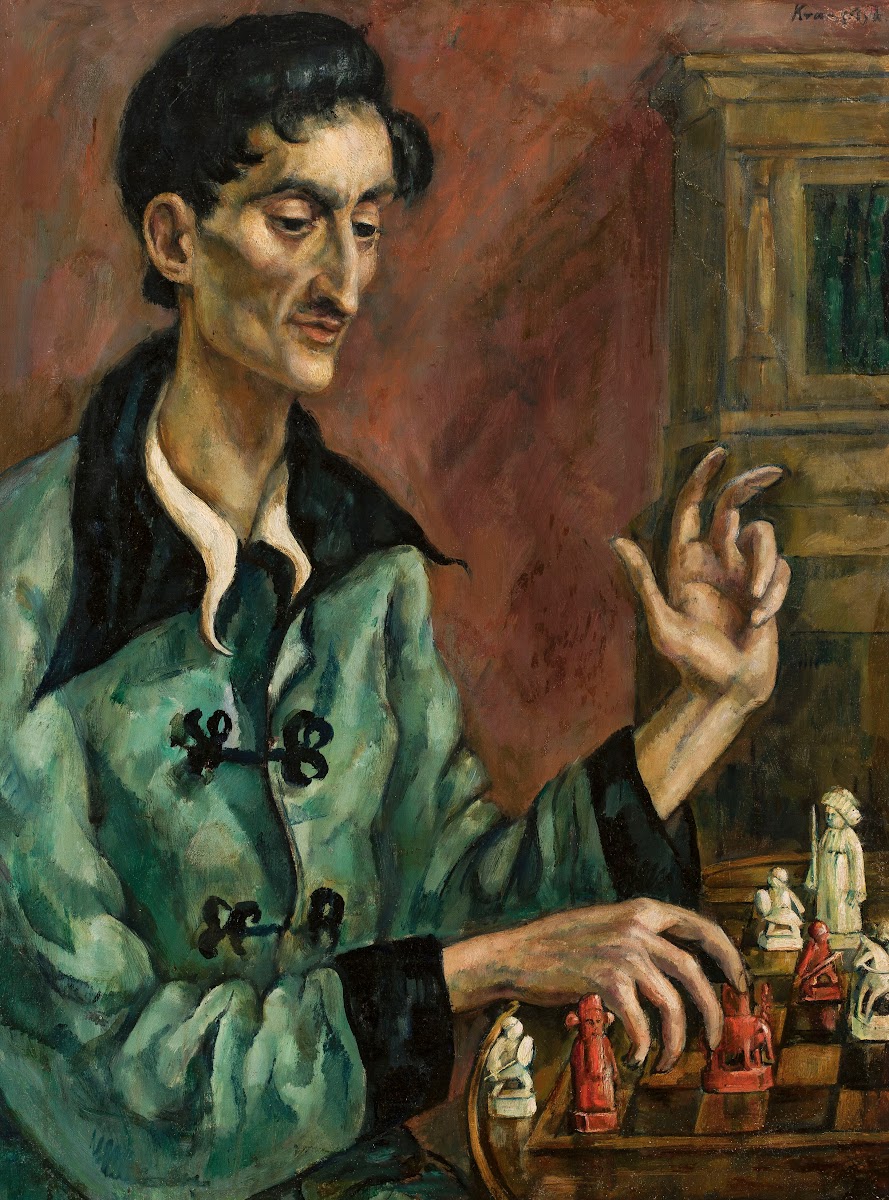 Chess player Portrait of Brunon Winawer circa 1918