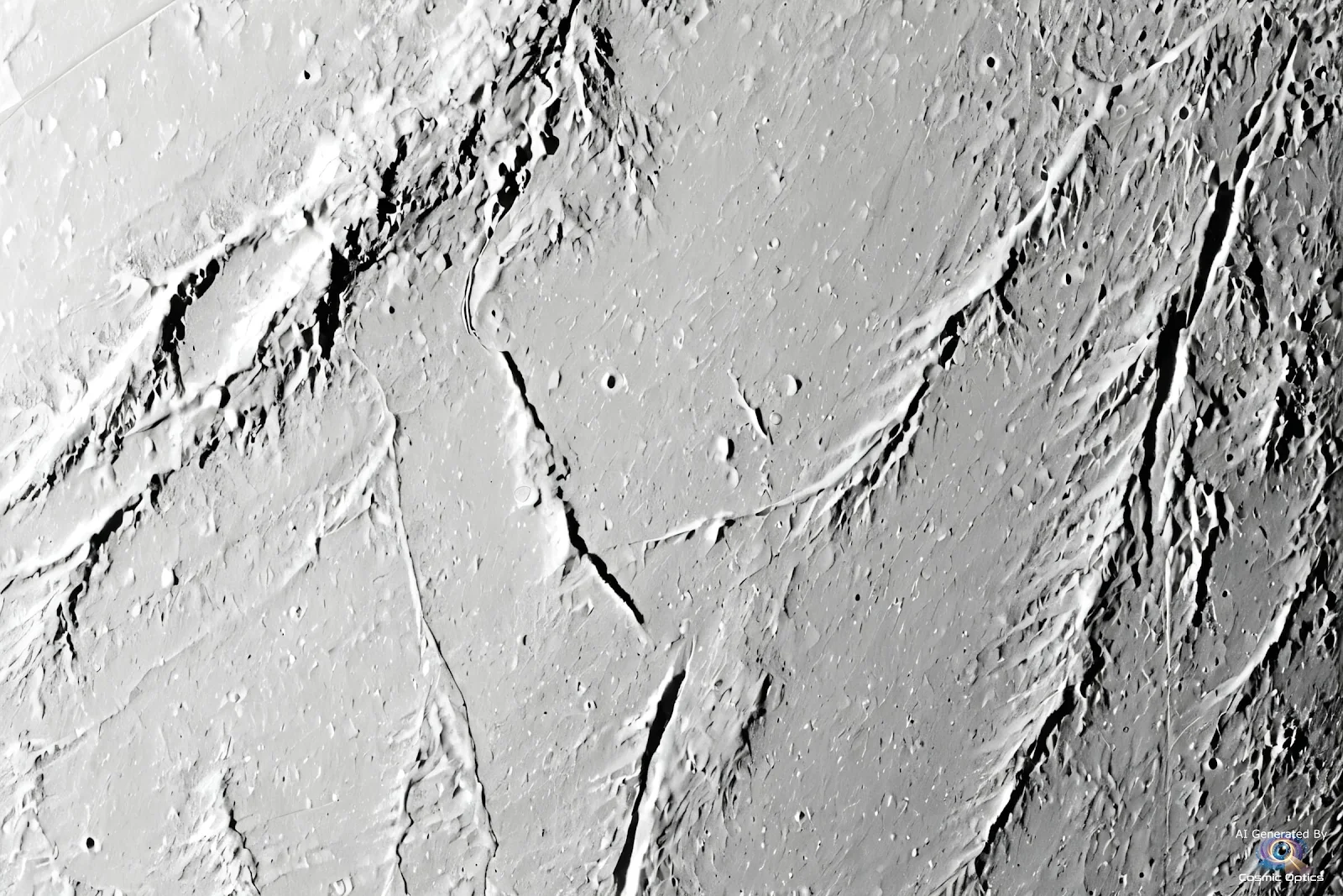 An authentic, true-color NASA photograph of a high-resolution orbital map of the towering ice mounta_00005