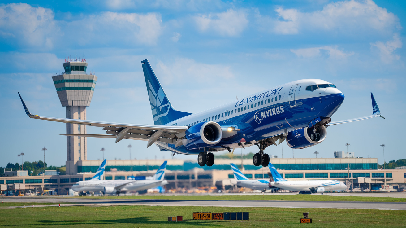 Direct Flight Time from Lexington to Myrtle Beach
