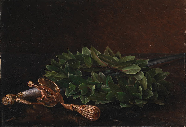 En Kårde Med Laurbærkrans 1848
