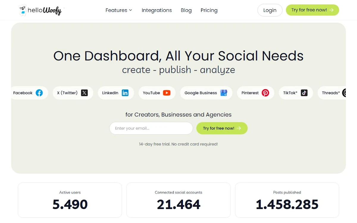 Captura de --HelloWoofy AI Social Media Marketing--