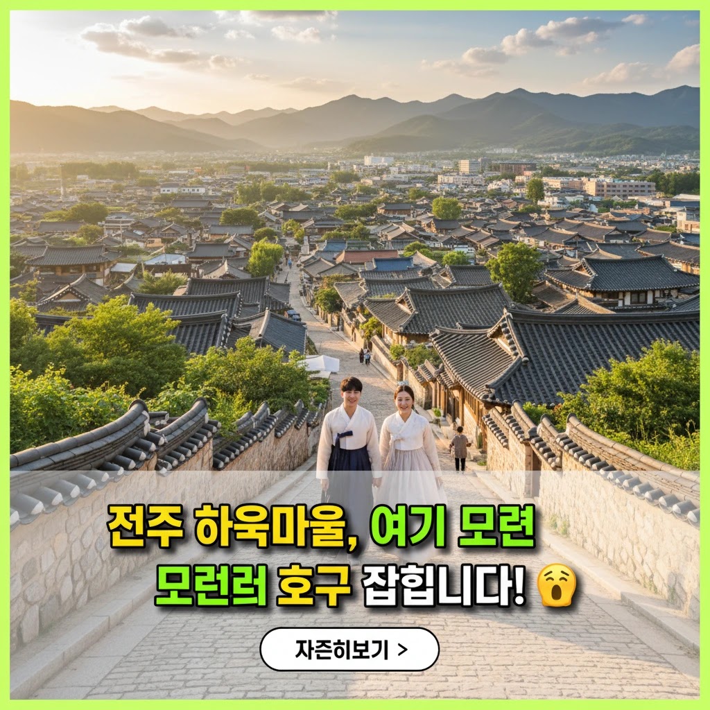 2026 전주 한옥마을: 호카스 프리미엄 일정