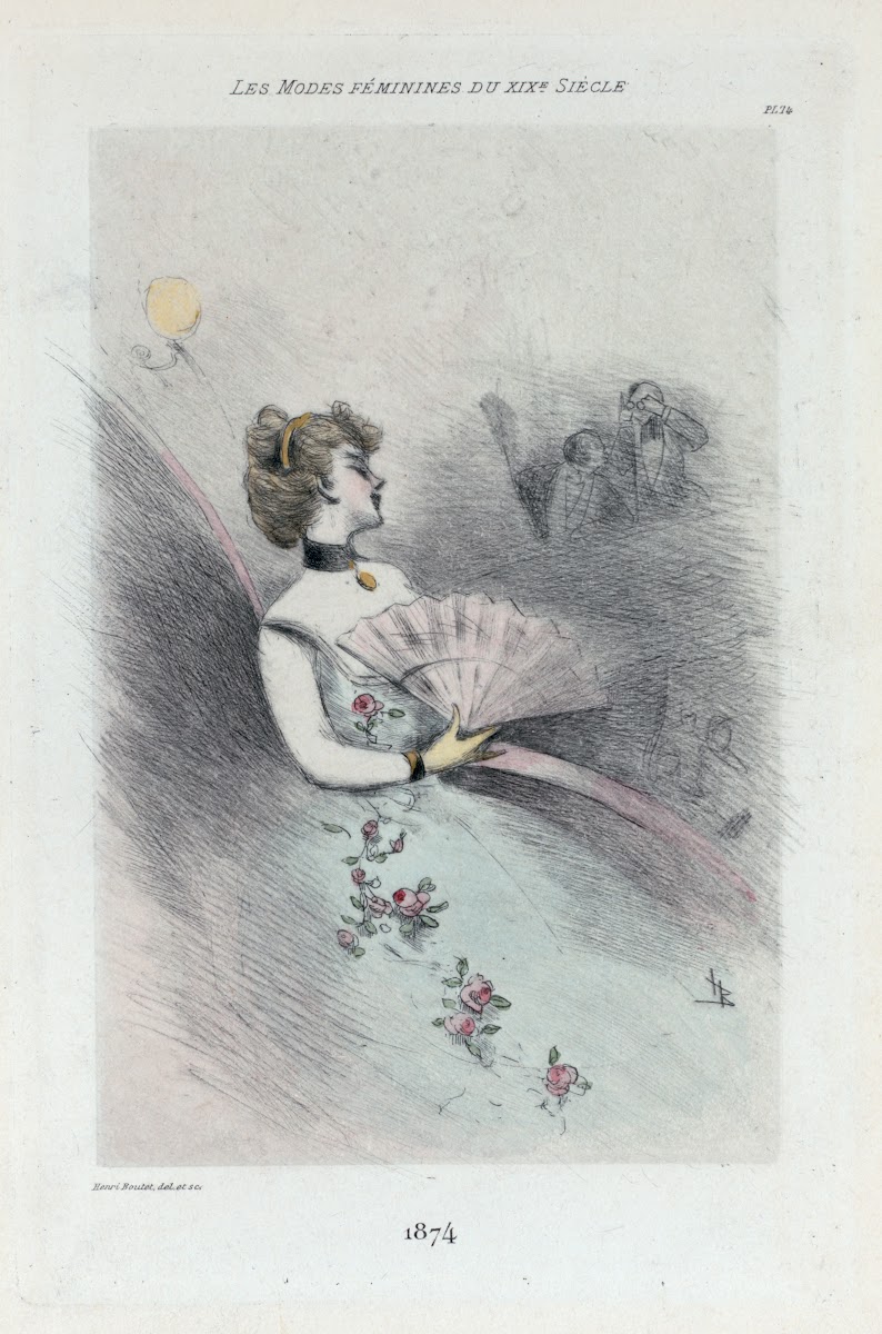 1874 Womens fashion in nineteenth century Paris 1902