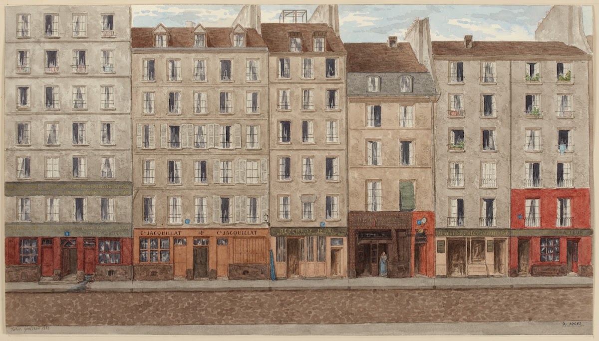 Rue des Filles Dieu Nº11 à 19 actuelle rue dAlexandrie depuis 1897 2ème arrondis