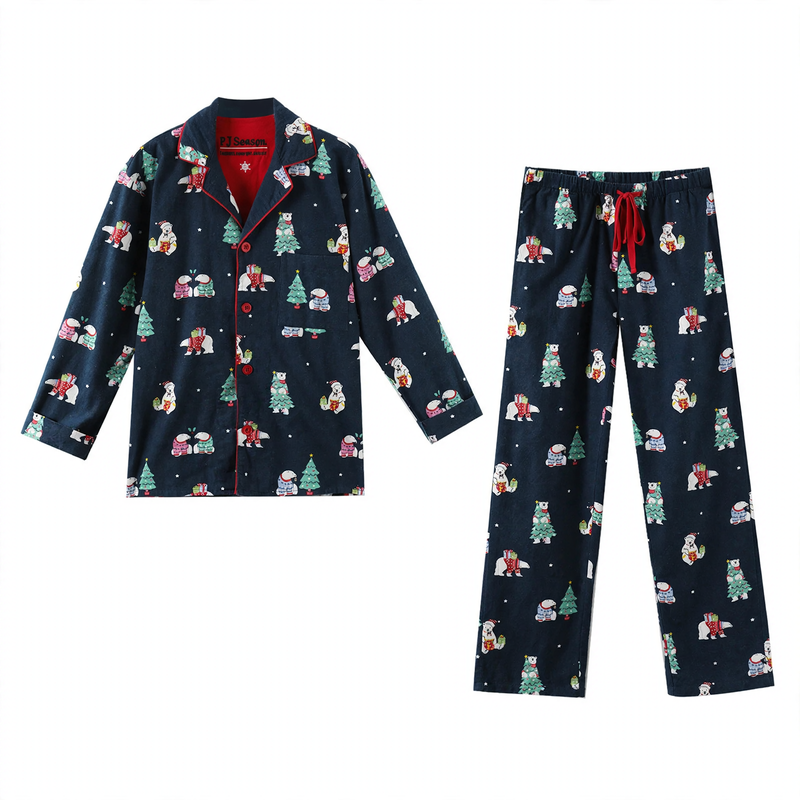 Men's Loungewear Set, insulated, brushed on both sides