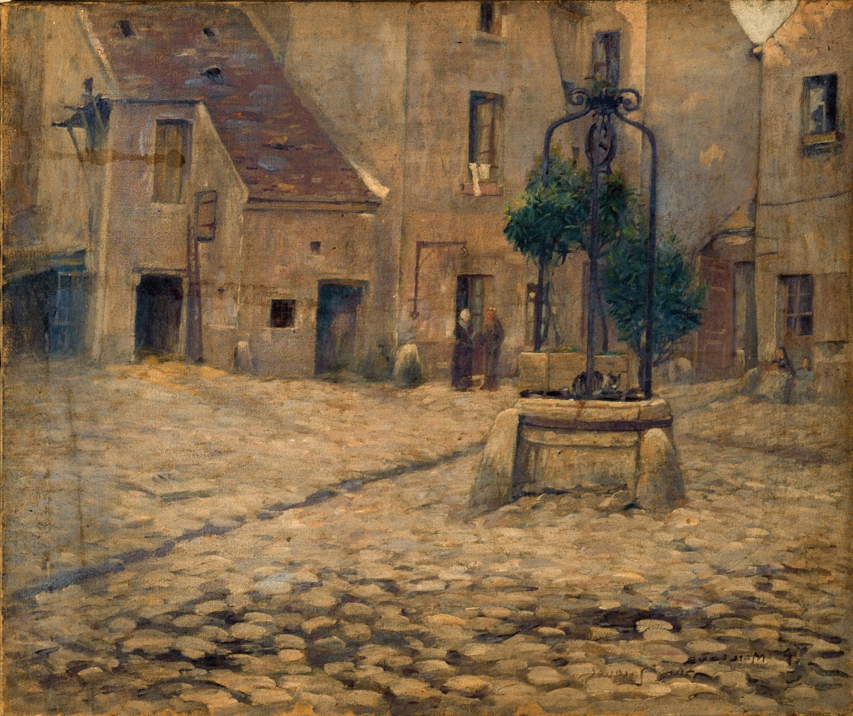 La cour de lhôtel Saint Adrien 264 rue Saint Jacques 1902