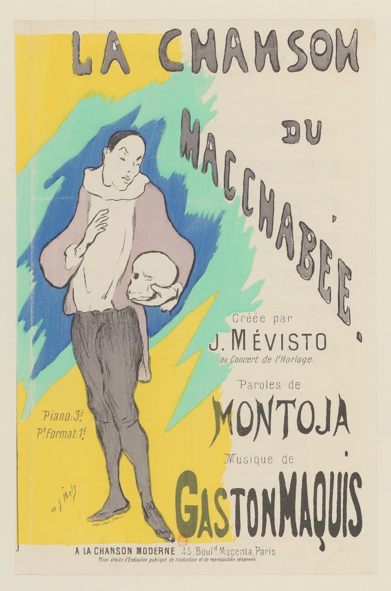 La Chanson  du  Macchabée  Créée par  J Mévisto 1895