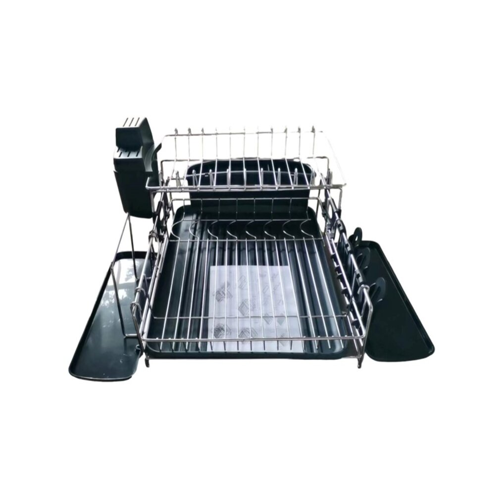 Escurridor para trastes de hierro DTK™ con espacio para cuchillos
