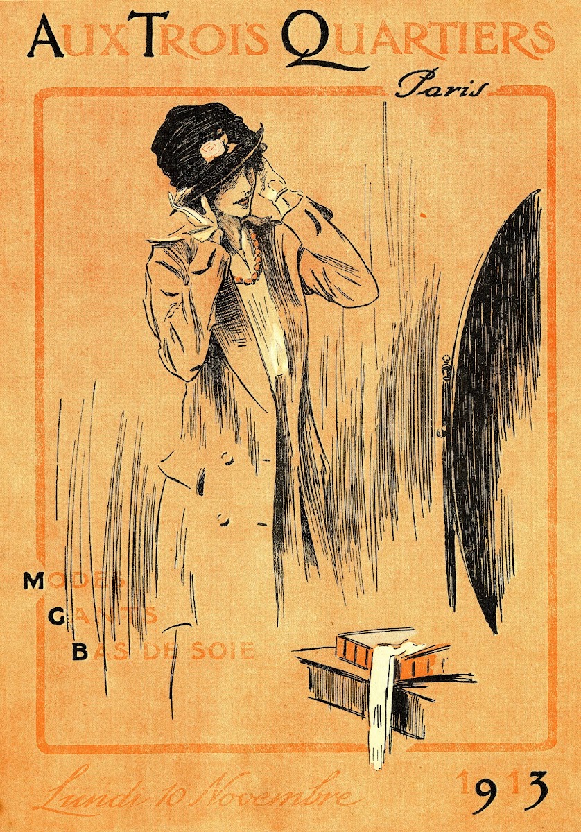 Modes gants bas de soie 1913