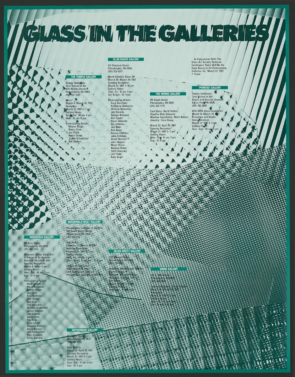 Glass In The Galleries 1987