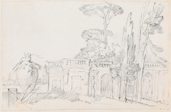 Gardens of an Italian Villa 1744 1750
