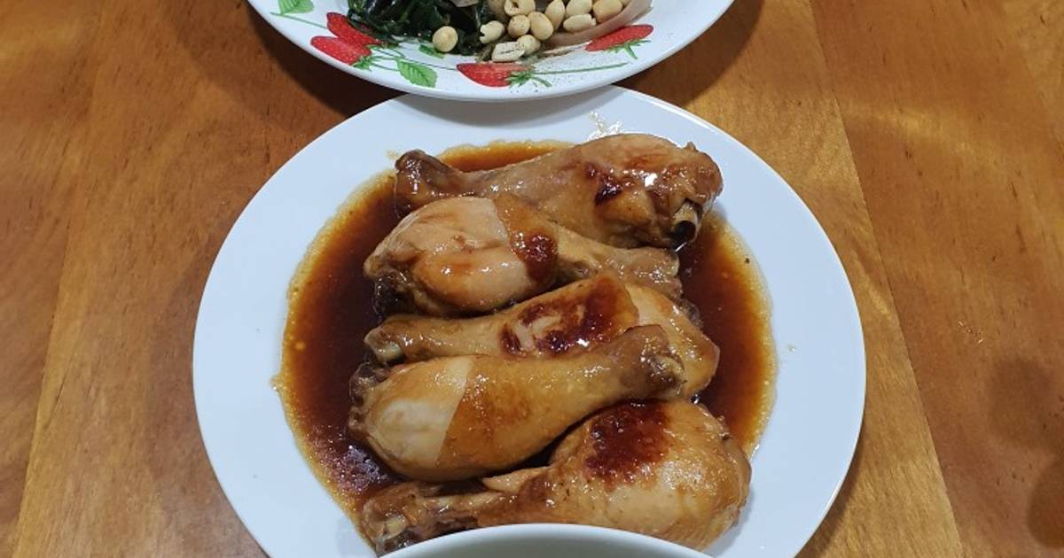 Đùi gà rim ngũ vị hương