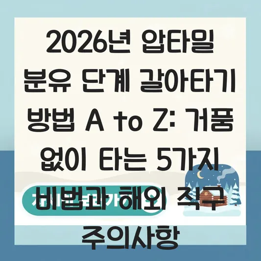 압타밀 분유 단계 갈아타기 방법 및 거품 안 생기게 타는 법과 해외 직구 주의사항 대표 이미지