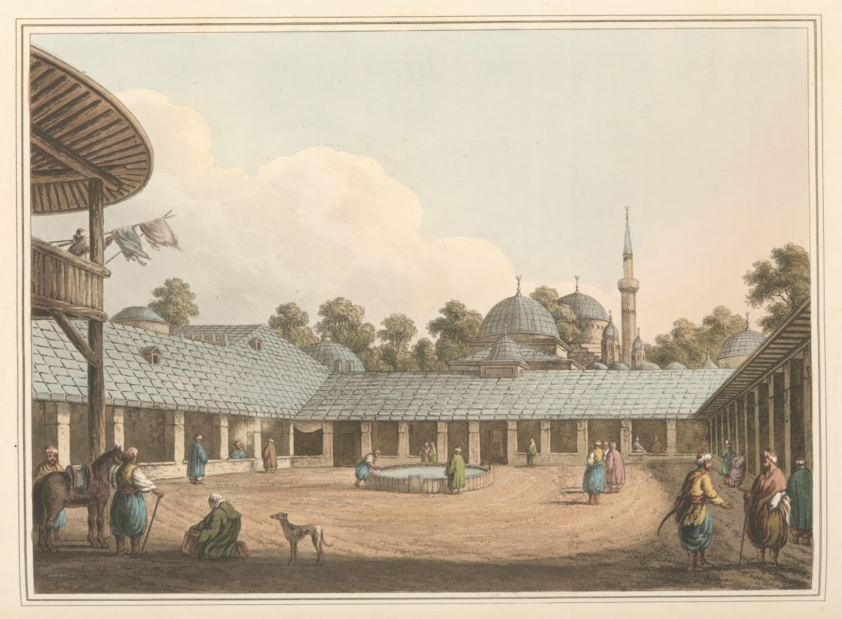 Caravansary at Borgas 1810