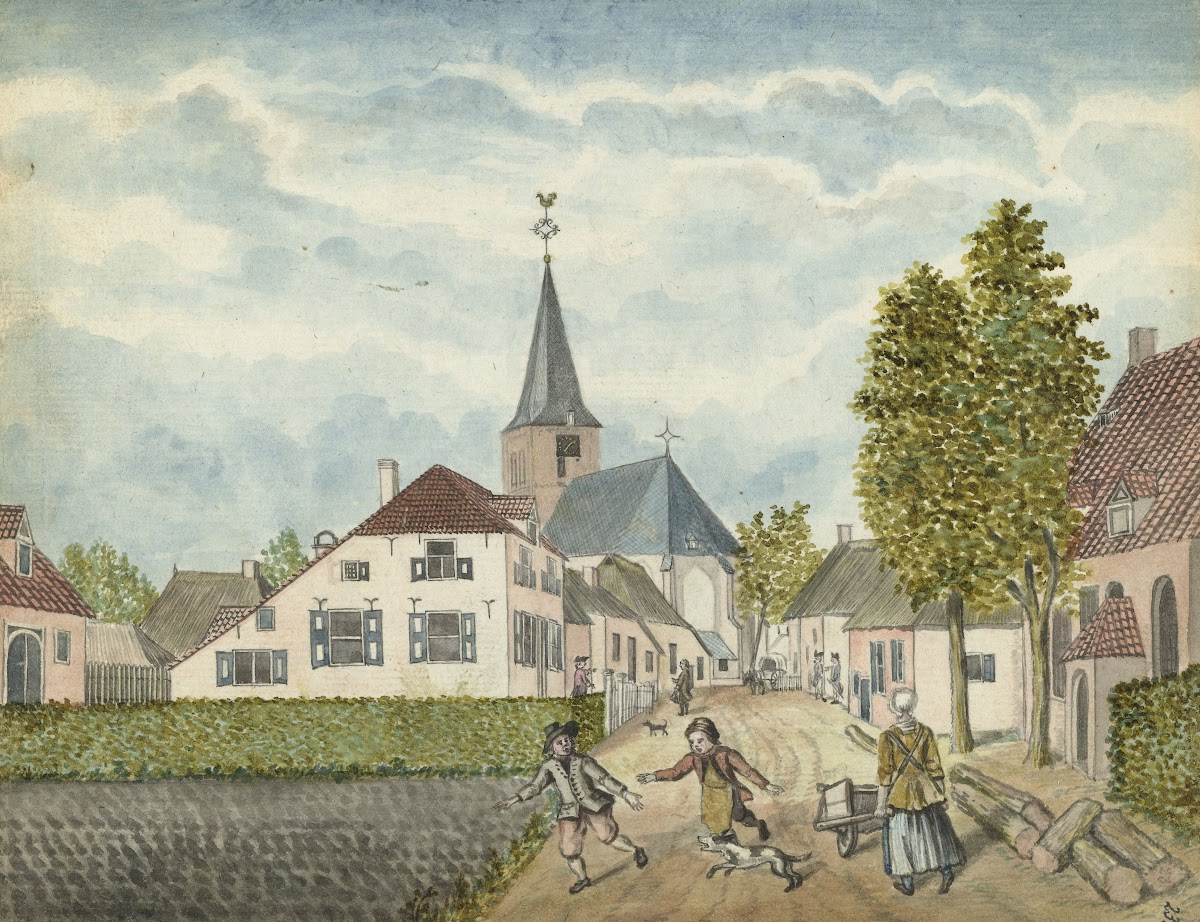 Het dorp Wehl in Cleefsland 1775