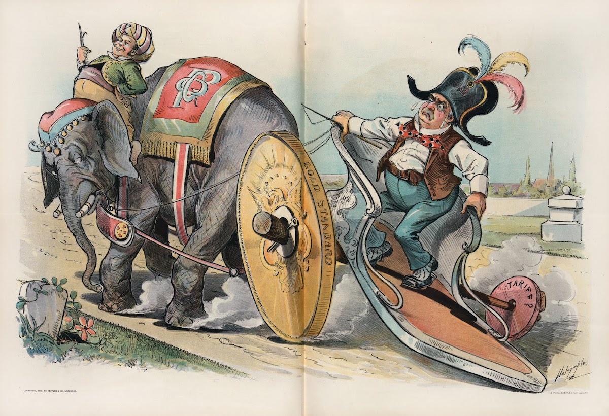 His triumphal progress 1896