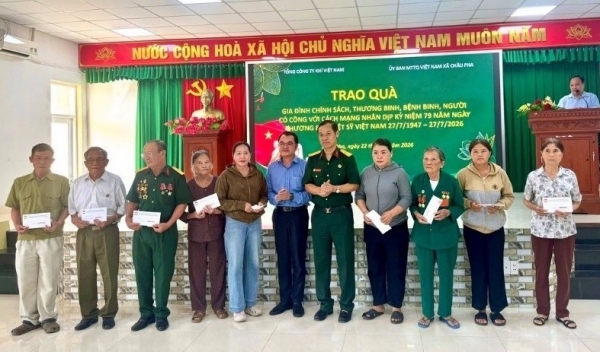 Hội Cựu chiến binh PV GAS đồng hành tri ân nhân kỷ niệm 79 năm Ngày Thương binh Liệt sĩ