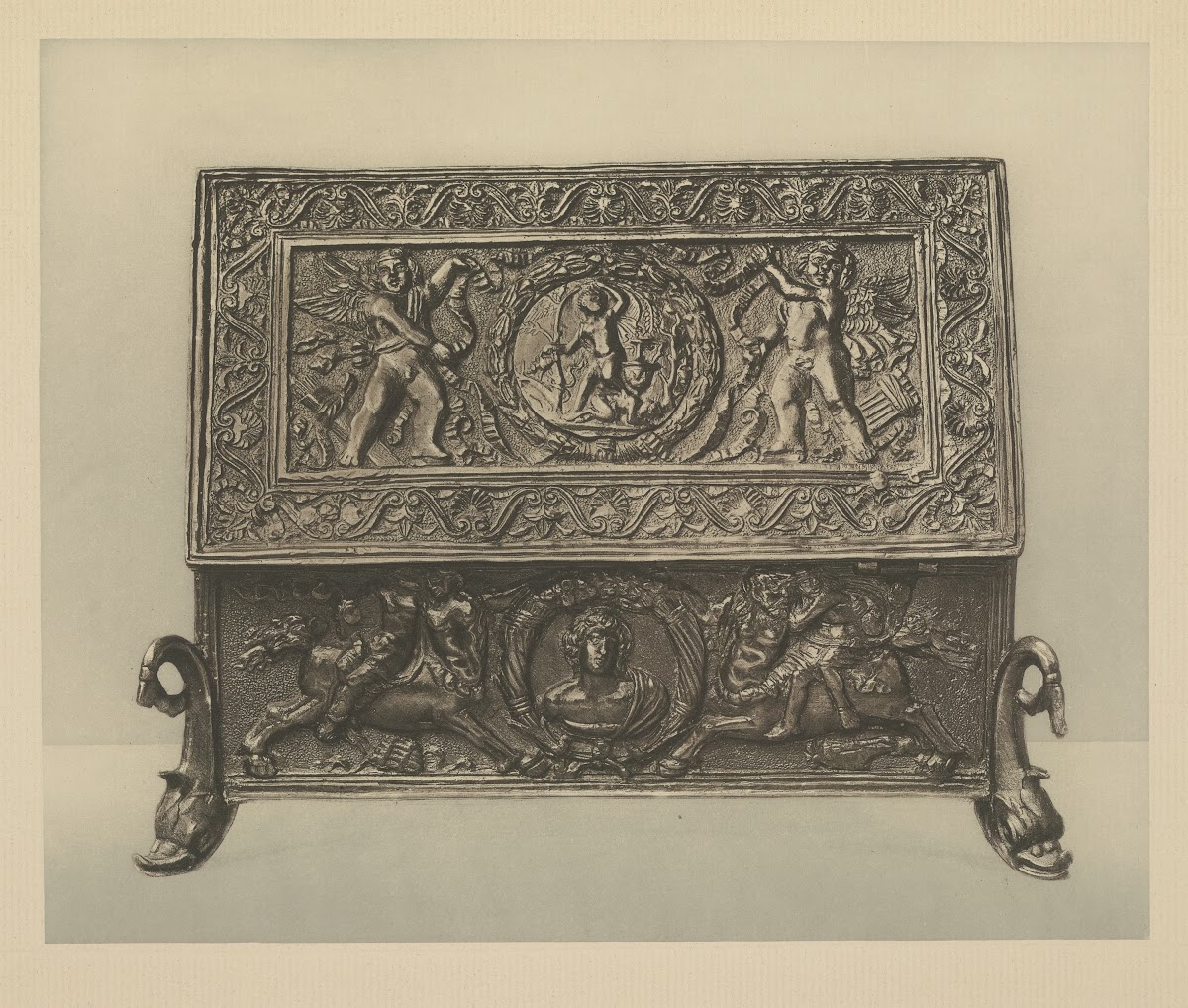 Casket As An Inkstand  XV Century Follower Of Donatello 1910
