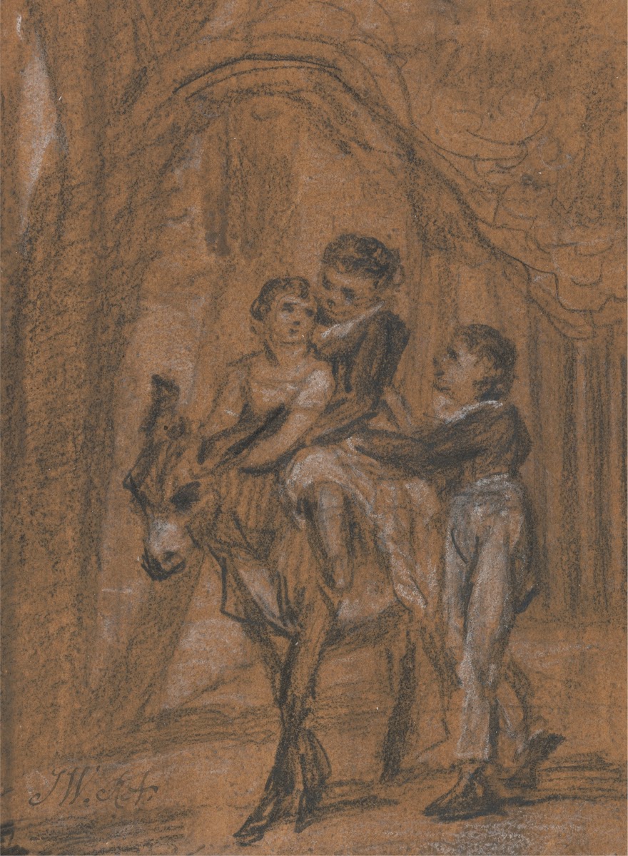 Study for the Oil Painting The Children of Theophilus Levitt Esquire 1820 to 183