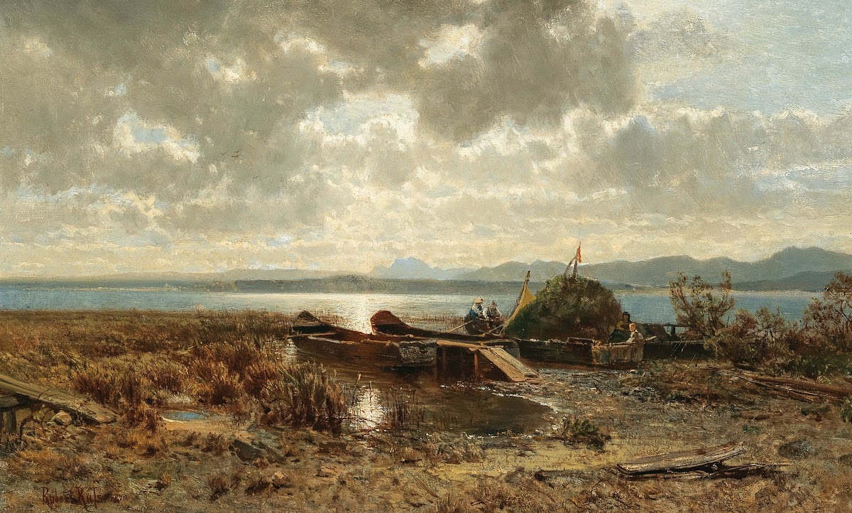 Abend am Chiemsee 1870