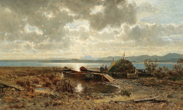 Abend am Chiemsee 1870