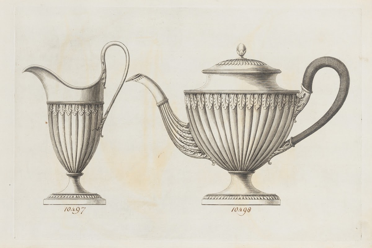 Creamer and Teapot ca 1790