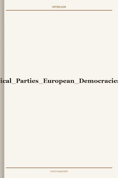 Biezen and Napel-Eds.-Regulating Political Parties European Democracies in Comparative Perspective-2014