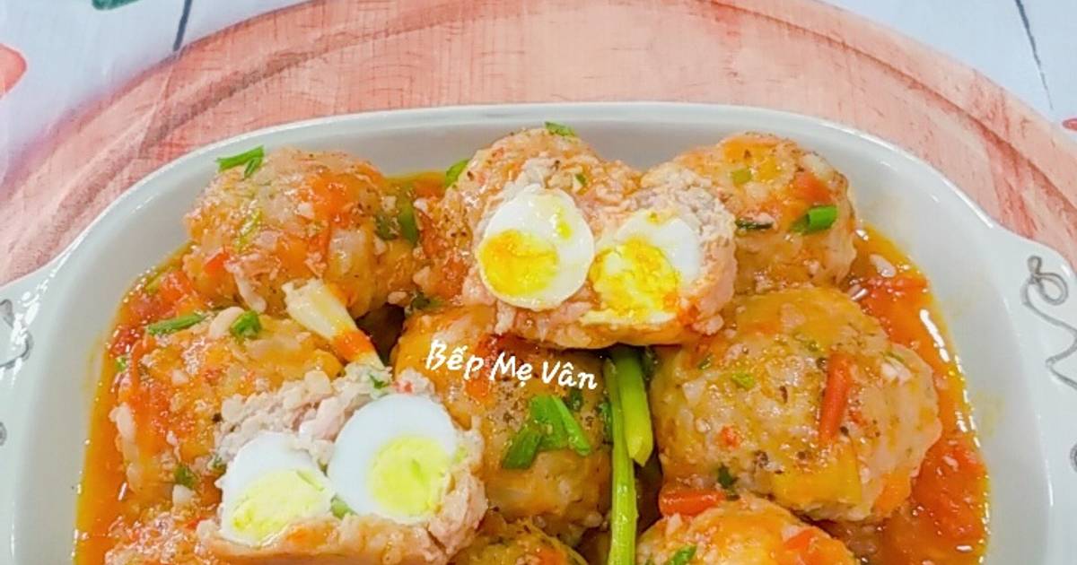 Xíu mại bọc trứng cút