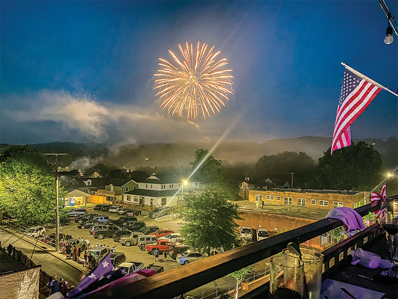 Independence Day celebration at Ellijay Georgia cabin rental