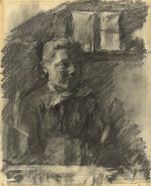 Bauernmädchen am Fenster 1899