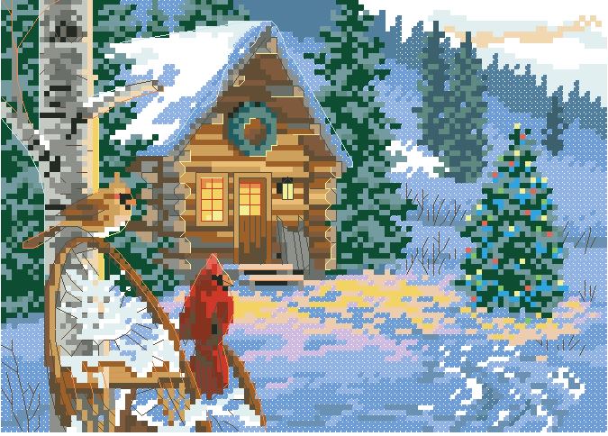 DIM08745 Winter Hideaway