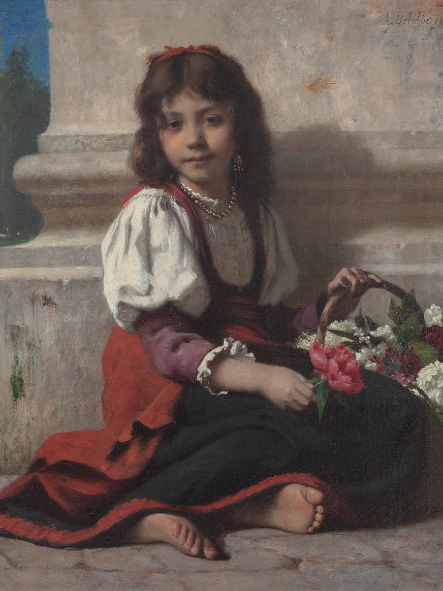 The little flower girl 1877