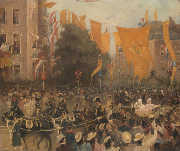 Queen Wilhelmina entering Amsterdam in 1898 1898