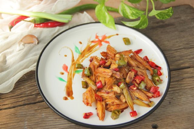 Tàu Hũ Ky Chiên Sốt Tương Ớt