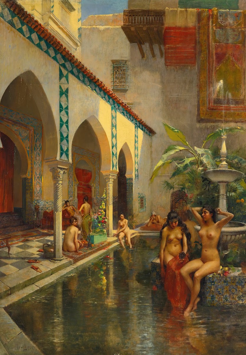 An Exotic Courtyard