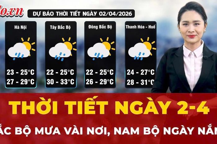 Thời tiết ngày 2-4: Bắc Bộ mưa vài nơi, Nam Bộ ngày nắng - Báo Pháp Luật TP.HCM