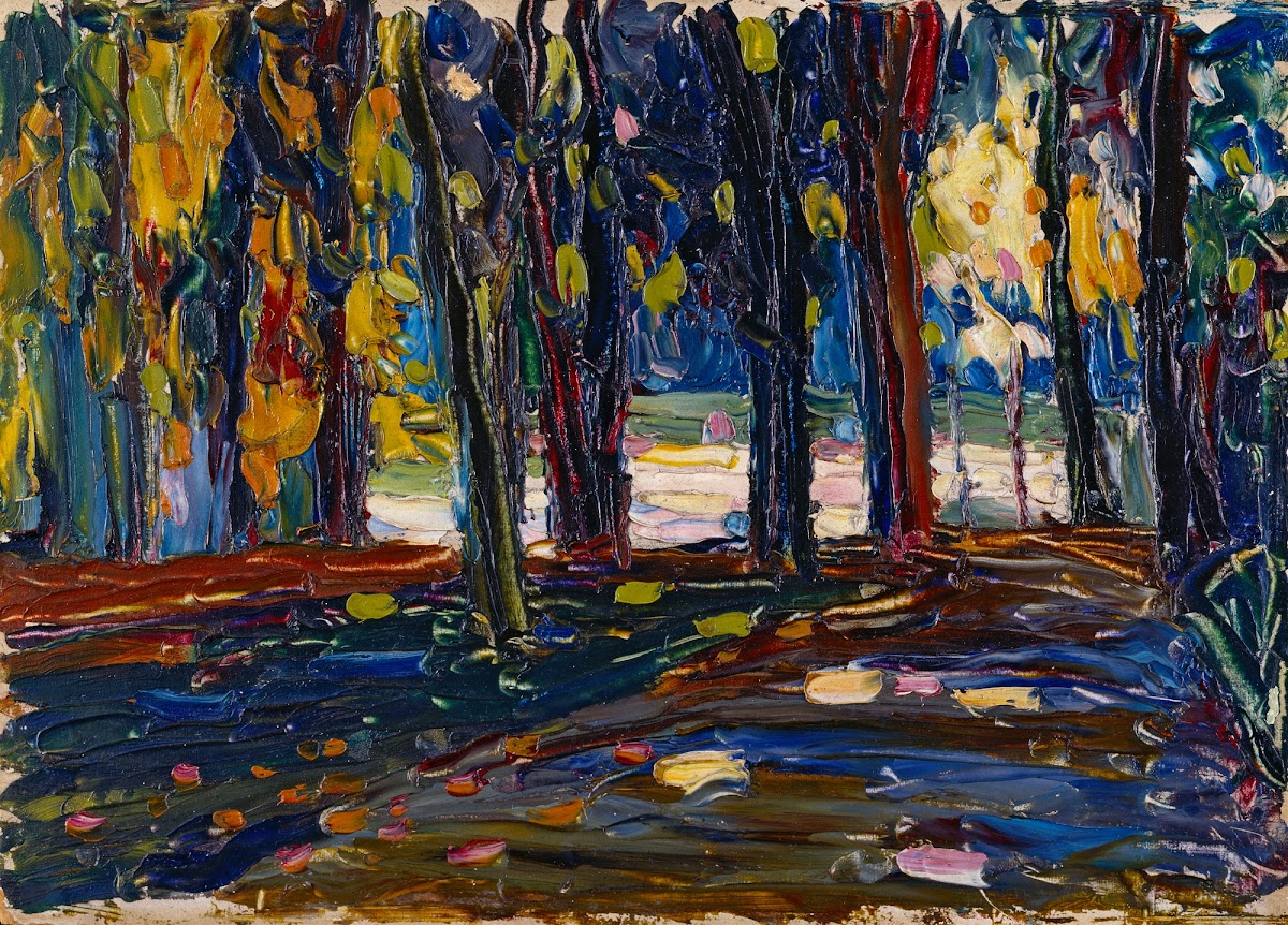 In the park of St Cloud  Fall II 1906