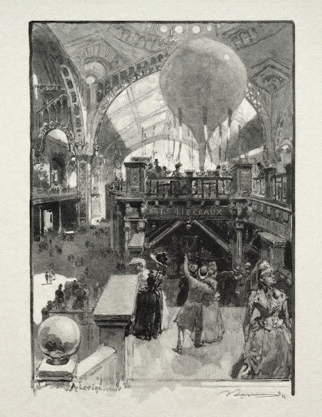 Le Palais des Arts Liberaux Intèrieur 1889