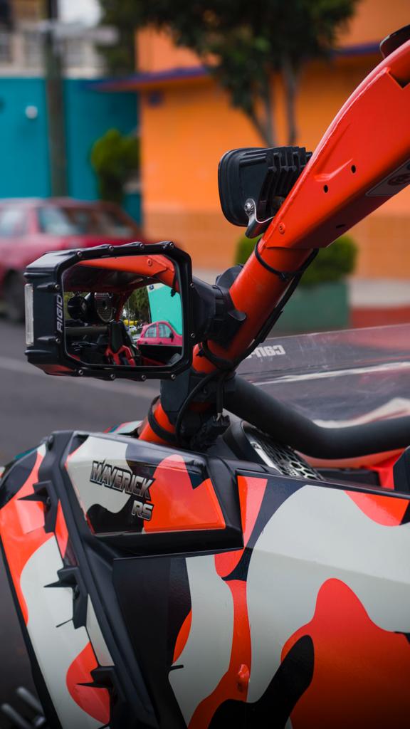 Polaris RZR · Camo Naranja 3