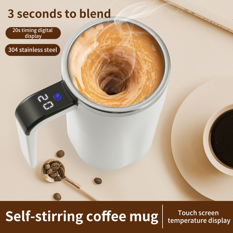 Smart mixing cup with temperature display, 380 ml