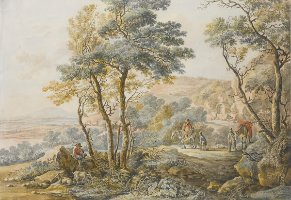 Italianate Landscape With Travellers After Jan Both
