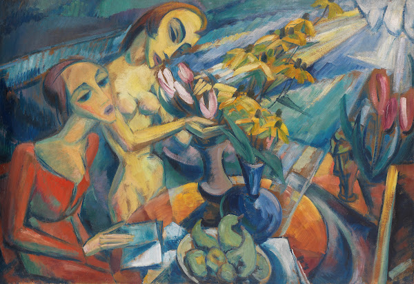 Frauen am Tisch 1920